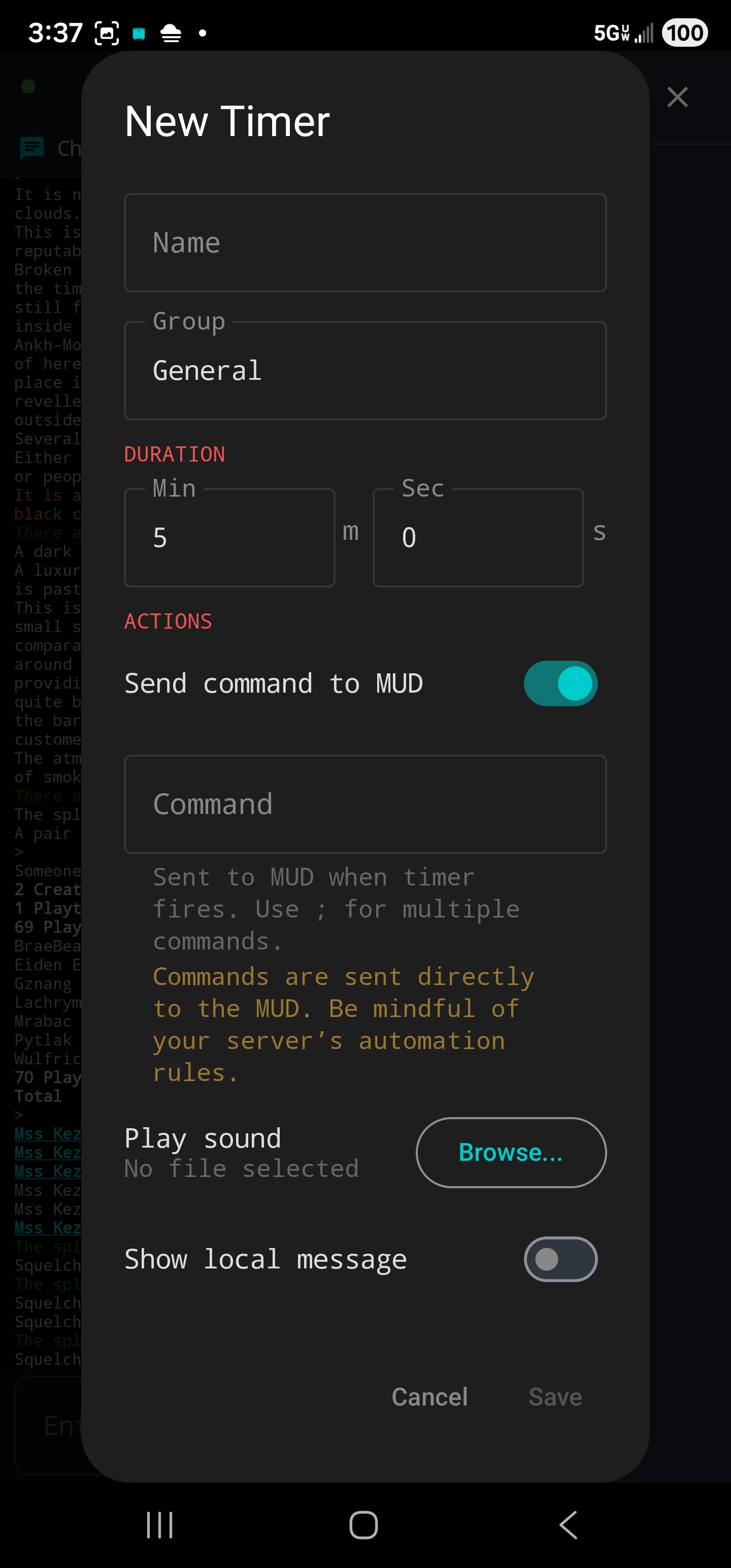 Luggage screenshot