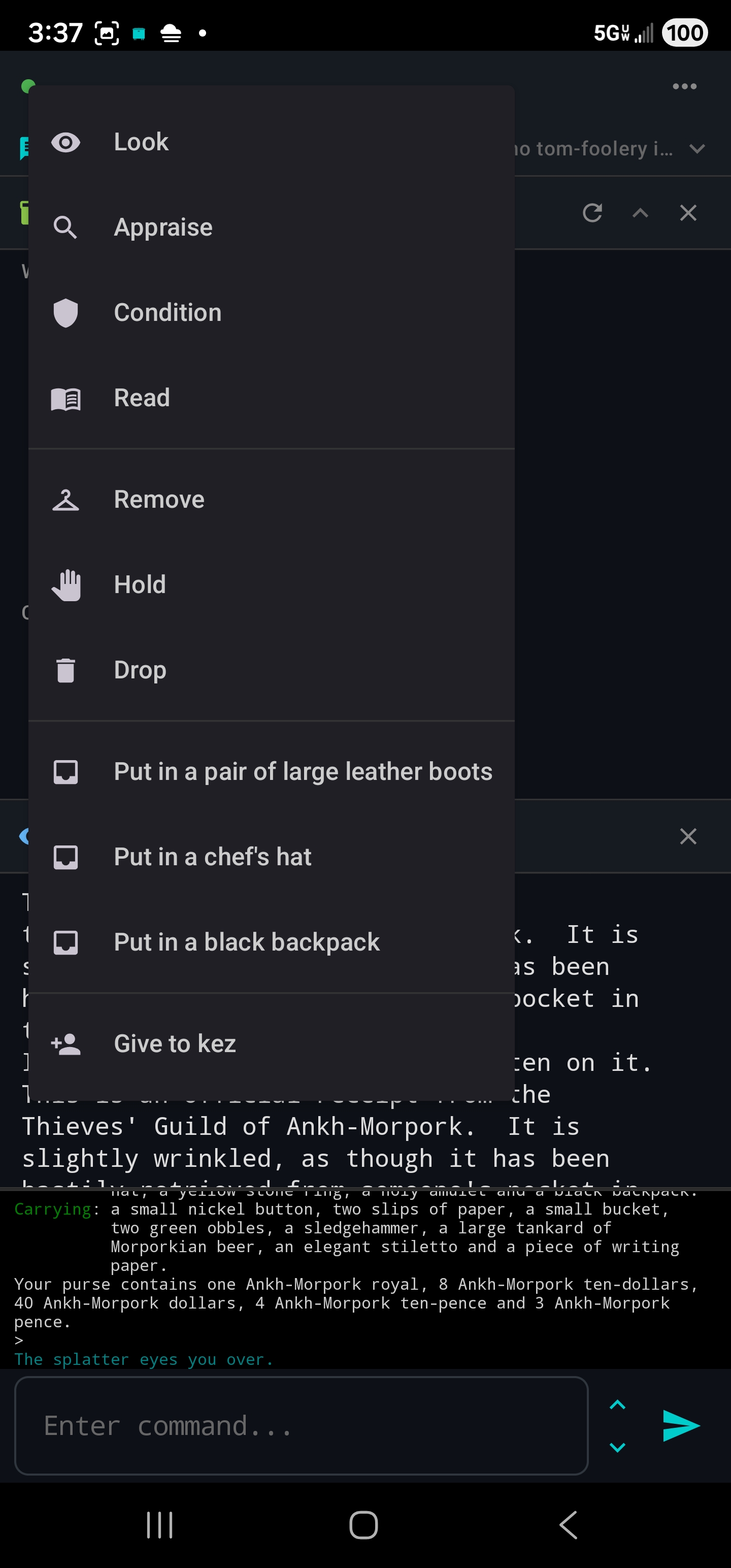 Luggage screenshot