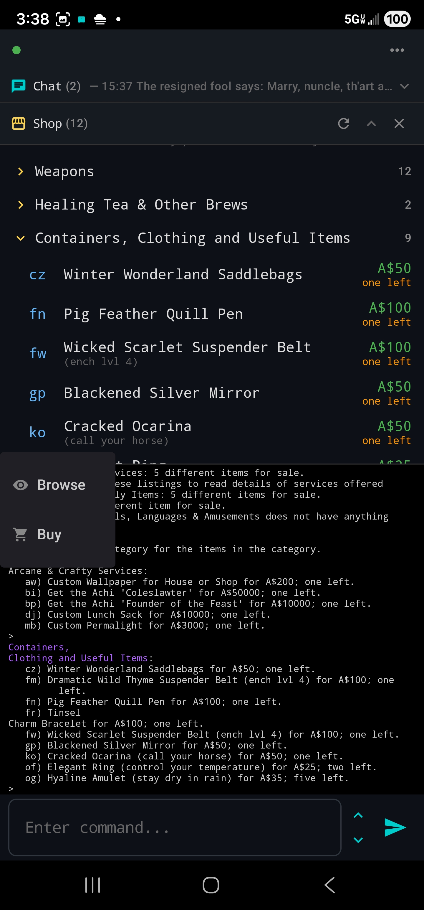 Luggage screenshot